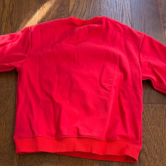 Red Kids Sweatshirt with Rabbit Design - Picture 5 of 5